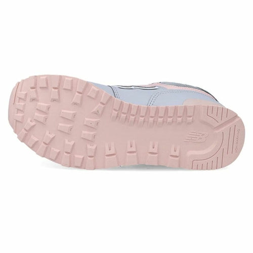 Moteriški laisvalaikio bateliai New Balance 574 pilkos ir rožinės spalvų