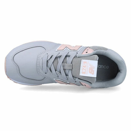 Moteriški laisvalaikio bateliai New Balance 574 pilkos ir rožinės spalvų