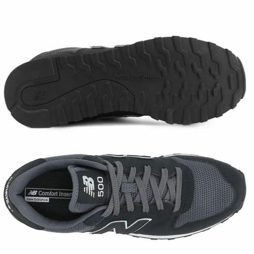Vyriški laisvalaikio bateliai New Balance 500 juodi