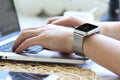 Nerūdijančio plieno „Apple Watch“ apyrankė