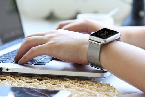 Nerūdijančio plieno „Apple Watch“ apyrankė