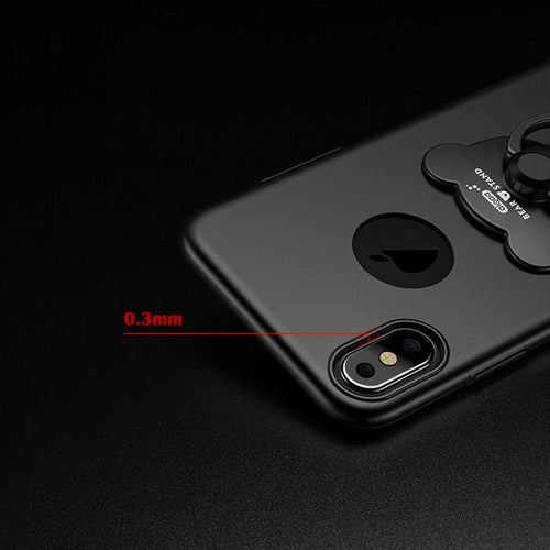 Bear Smart Ring dėklas, skirtas iPhone X