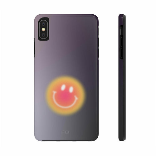 Šypsenėlės atsparus dėklas „iPhone“ telefonui su belaidžiu įkrovimu