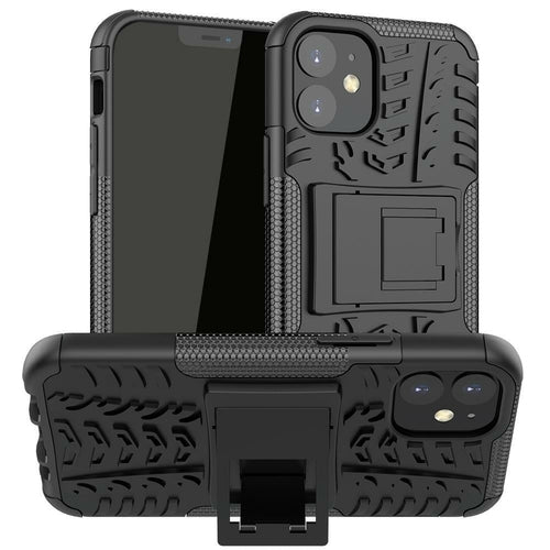 AMZER „Hybrid Warrior“ dviejų sluoksnių atverčiamas dėklas, skirtas „Apple iPhone 12“