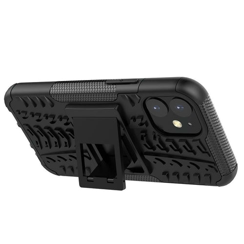 AMZER „Hybrid Warrior“ dviejų sluoksnių atverčiamas dėklas, skirtas „Apple iPhone 12“