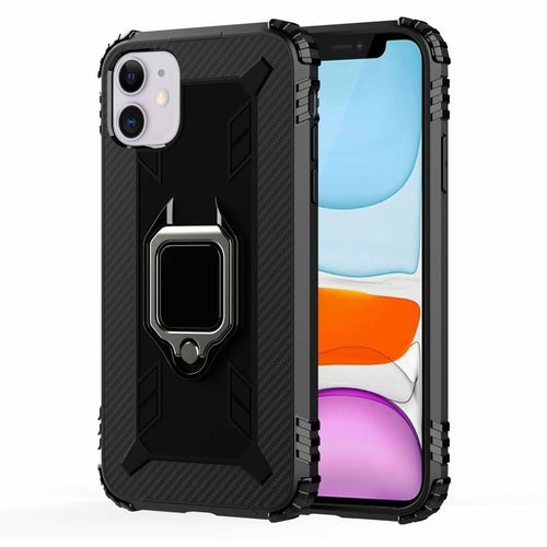 AMZER Sainik dėklas su 360° magnetiniu žiedo laikikliu, skirtas iPhone 12 Pro Max