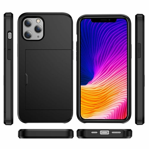 AMZER hibridinis dėklas su dėklu „iPhone 12“ modeliui