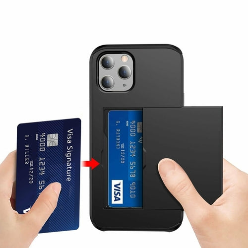 AMZER hibridinis dėklas su dėklu „iPhone 12“ modeliui