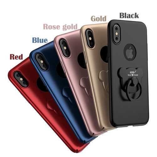 Bear Smart Ring dėklas, skirtas iPhone X