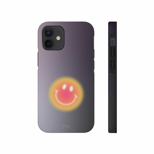 Šypsenėlės atsparus dėklas „iPhone“ telefonui su belaidžiu įkrovimu