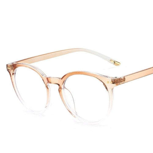 EP Big frame round glasses frame web celebrity anti blue light glasses