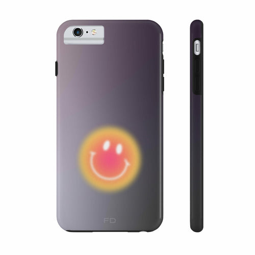 Šypsenėlės atsparus dėklas „iPhone“ telefonui su belaidžiu įkrovimu