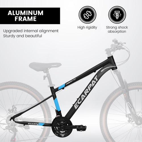 Carpat™ MTB Velocity 27 – 27.5 col. aliumininis kalnų dviratis (21 pavaros,