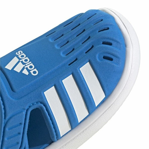 Vaikiški sportiniai bateliai „Adidas“ uždaru priekiu, mėlyni