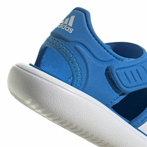 Vaikiški sportiniai bateliai „Adidas“ uždaru priekiu, mėlyni