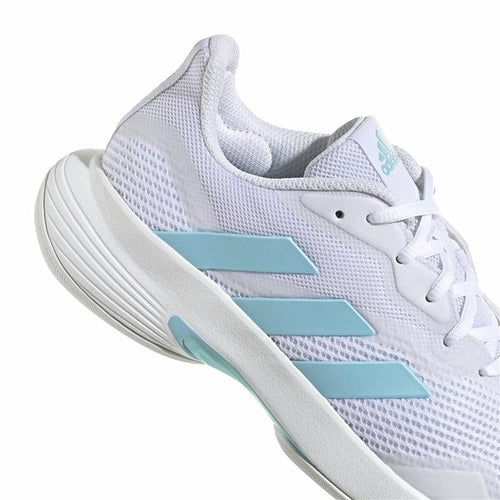 Moteriški teniso bateliai Adidas Courtjam Control balti