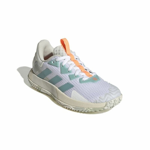 Moteriški teniso bateliai Adidas Control Solematch White