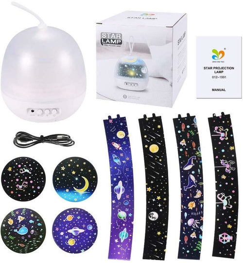 Night Light Projector  360° Rotating 8 Lighting Modes