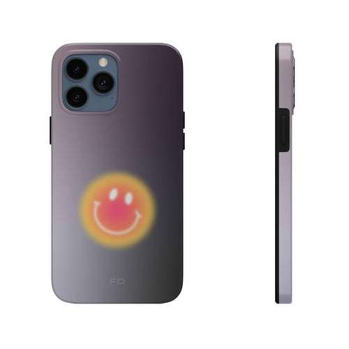 Šypsenėlės atsparus dėklas „iPhone“ telefonui su belaidžiu įkrovimu