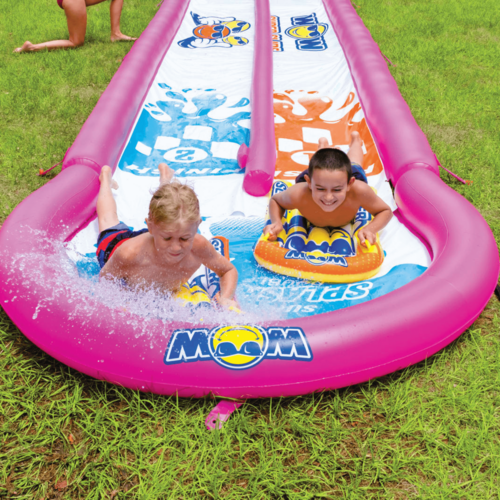 WOW Watersports baseinas Giant Backyard Double Lane vejos čiuožyklai