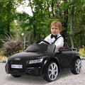 Aosom 6V licencijuotas Audi vaikiškas automobilis su nuotoliniu valdymu ir amortizatoriais