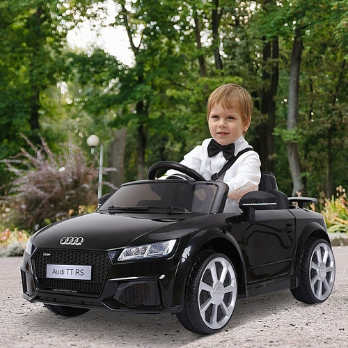 Aosom 6V licencijuotas Audi vaikiškas automobilis su nuotoliniu valdymu ir amortizatoriais