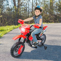 Aosom 6V vaikiškas elektrinis motociklas, varomas akumuliatoriumi