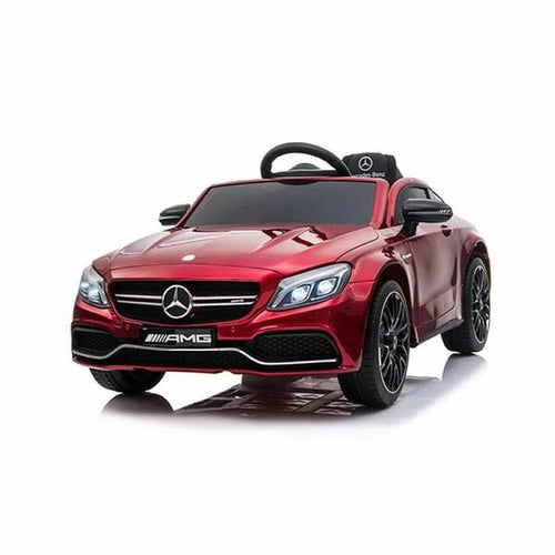Vaikiškas elektromobilis Injusa Mercedes Benz AMG C63 raudonas su šviesomis