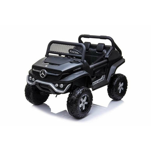 Vaikiškas elektromobilis Injusa Mercedes Benz Unimog, juodas
