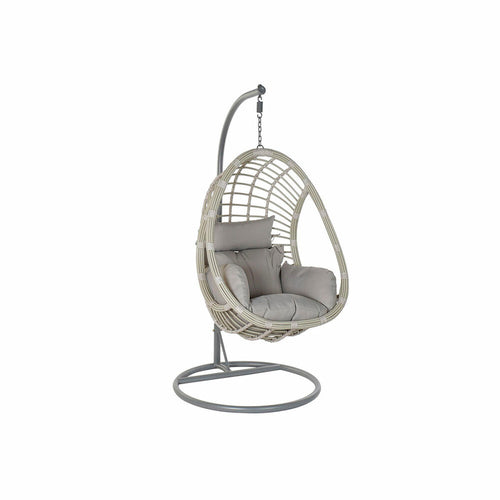 Hanging garden armchair DKD Home Decor Grey Multicolour Aluminium