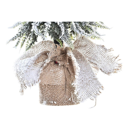 Kalėdų eglutė DKD Home Decor balta raudona žalia PVC sniego krituliai 25 x 25 x