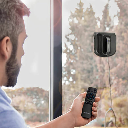 Stiklų valymo išmanusis robotas „Cecotec Conga WinDroid 970 Black“