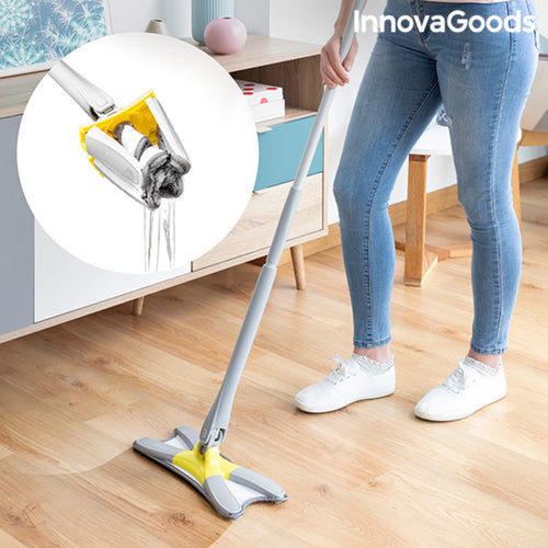 X tipo besisukantis mikropluošto šluostės mopas Twop InnovaGoods