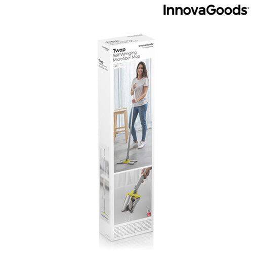 X tipo besisukantis mikropluošto šluostės mopas Twop InnovaGoods