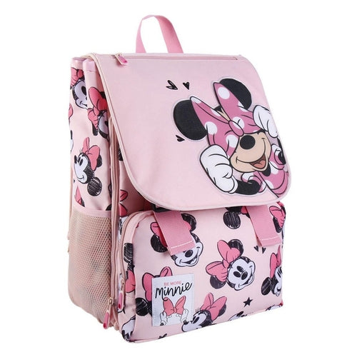Mokyklinė kuprinė Minnie Mouse rožinė (28,5 x 15 x 41 cm)