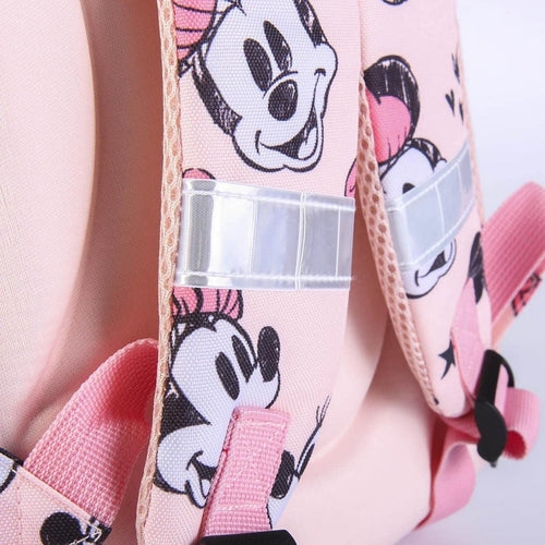 Mokyklinė kuprinė Minnie Mouse rožinė (28,5 x 15 x 41 cm)