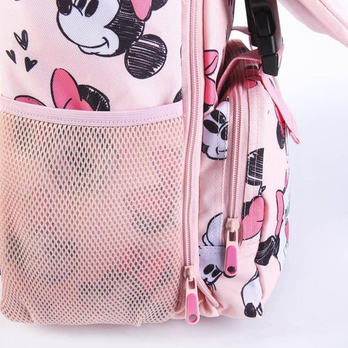 Mokyklinė kuprinė Minnie Mouse rožinė (28,5 x 15 x 41 cm)