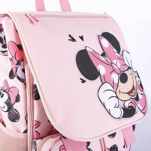 Mokyklinė kuprinė Minnie Mouse rožinė (28,5 x 15 x 41 cm)