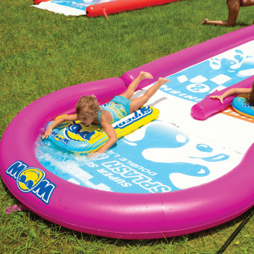 WOW Watersports baseinas Giant Backyard Double Lane vejos čiuožyklai