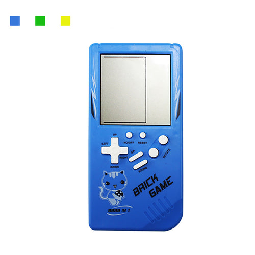 Retro vaikystės Tetris delninis žaidimų grotuvas
