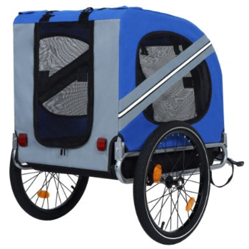 Large Folding Bike Trailer For Dogs  120LB Capacity All-Terrain Pet
