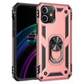 Tech Armor žiedinis stovelis telefono dėklas su metaline plokštele, skirtas iPhone 12 Mini