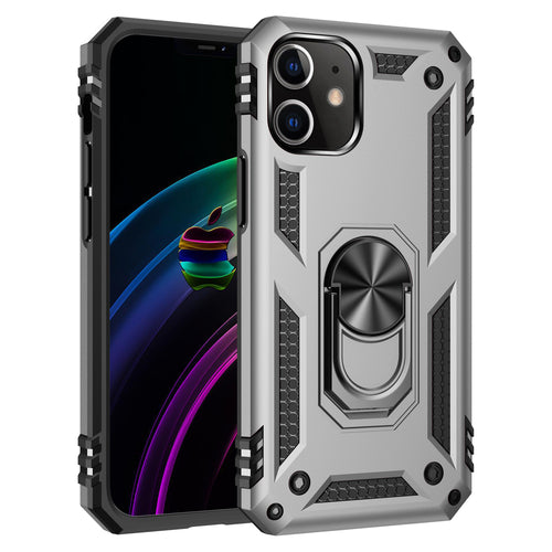 „Tech Armor“ žiedo formos dėklas su metaline plokštele, skirtas „iPhone 12 Mini“