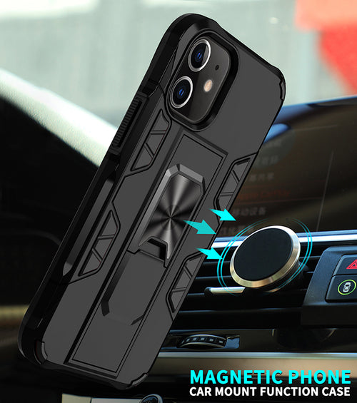 Karinės klasės šarvuota apsauga, atramas ir magnetinė funkcija, dėklas, skirtas „iPhone“