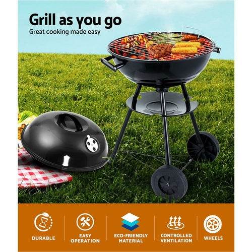 „Grillz“ BBQ grotelių anglinis rūkytuvas