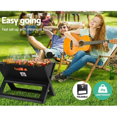 Grillz BBQ grilio anglių rūkykla sulankstoma