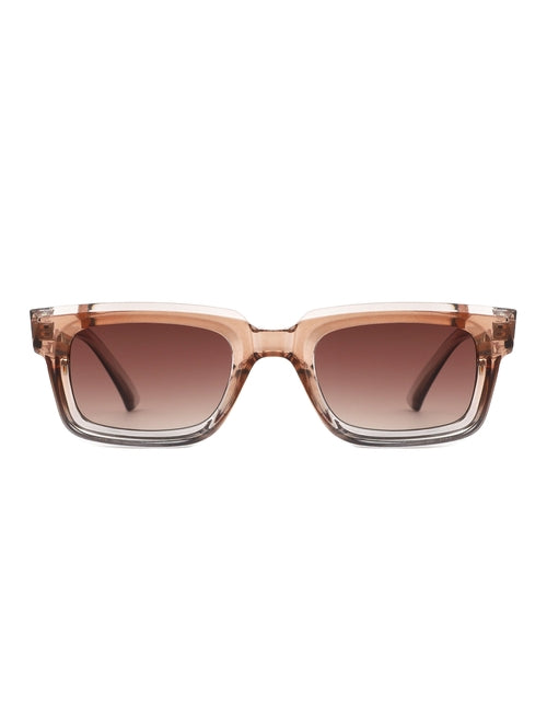 Qeclington - Retro Narrow Square Rectangular Sunglasses