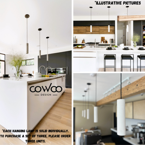 GRAY Concrete Pendant Light W+W