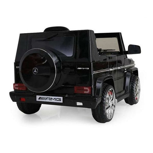 Vaikiškas paspirtukas Mercedes Benz Amg G65 Jeep Licencijuotas modelis juodas