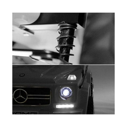 Vaikiškas paspirtukas Mercedes Benz Amg G65 Jeep Licencijuotas modelis juodas